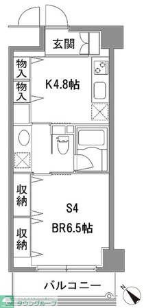 カスタリア中目黒の物件間取画像